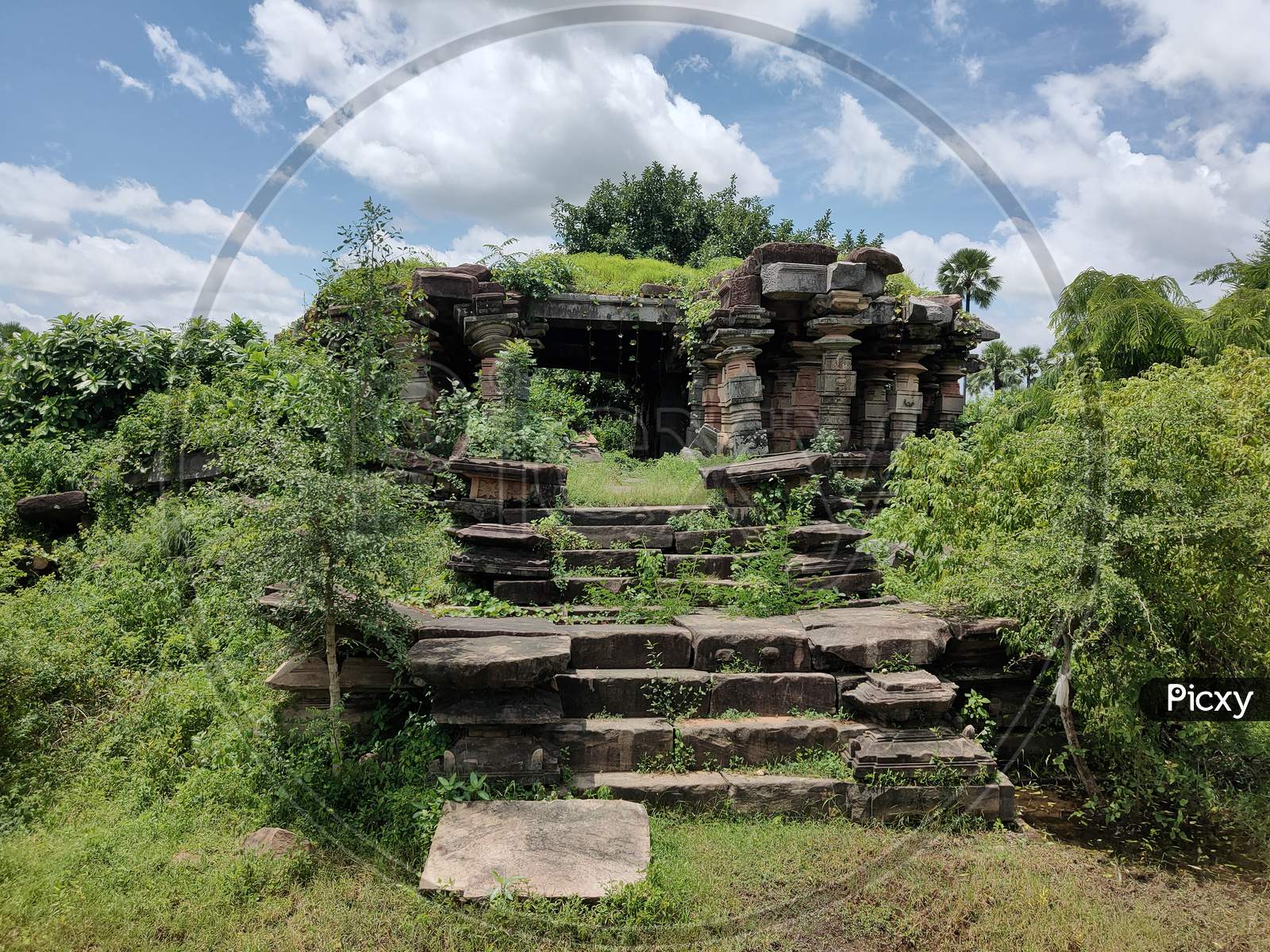 Old abandoned temple