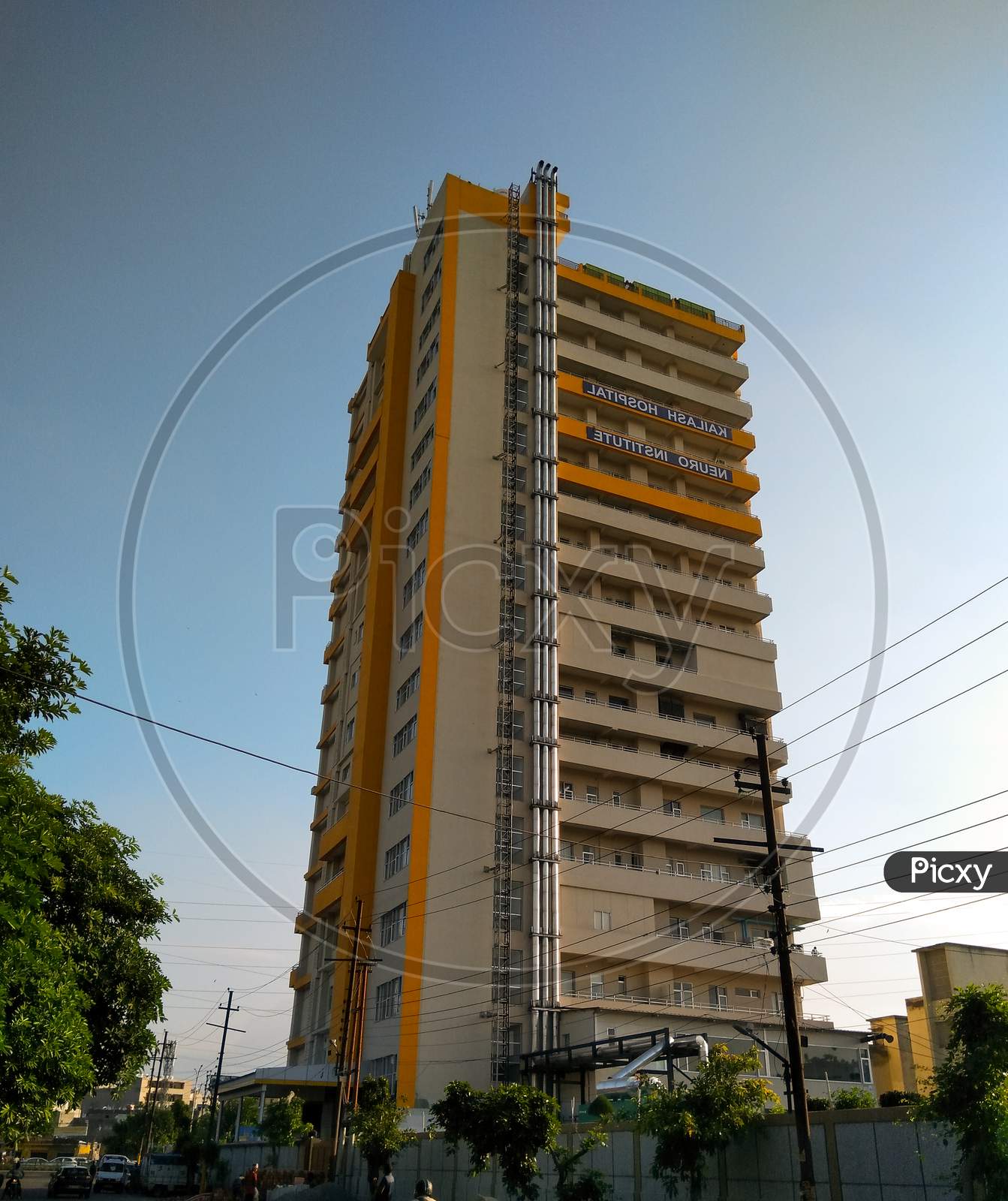 Utter pardesh , india - building , A picture of building in noida 24 august 2020
