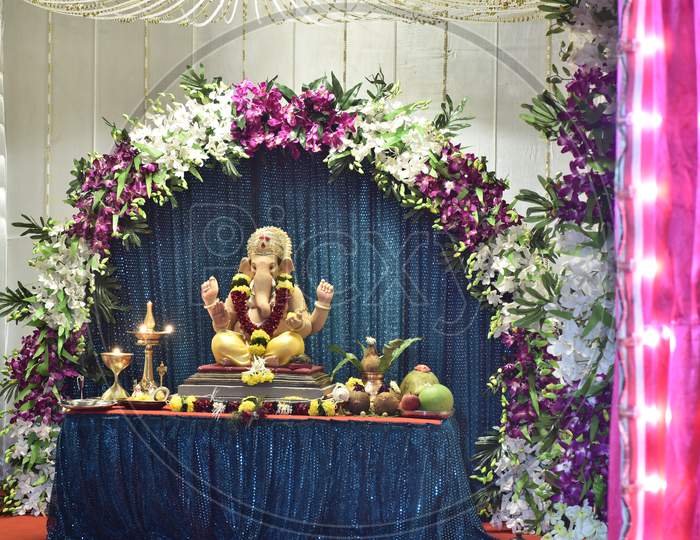 Ganesh Chaturthi Religious Festival In In India Photos