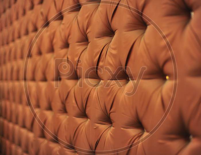 Sofa Closeup Texture Background Tawny Colour