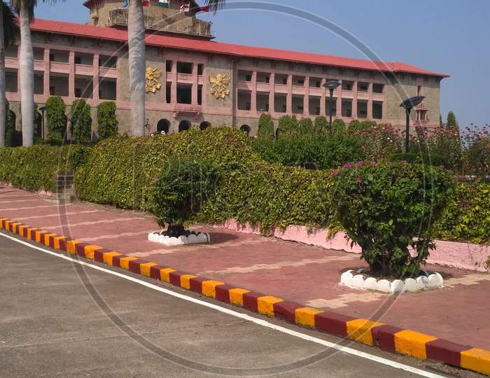 National Defense Academy college and Indian art of construction.