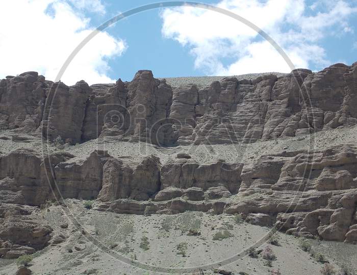 Denuded Mountains in Kargil