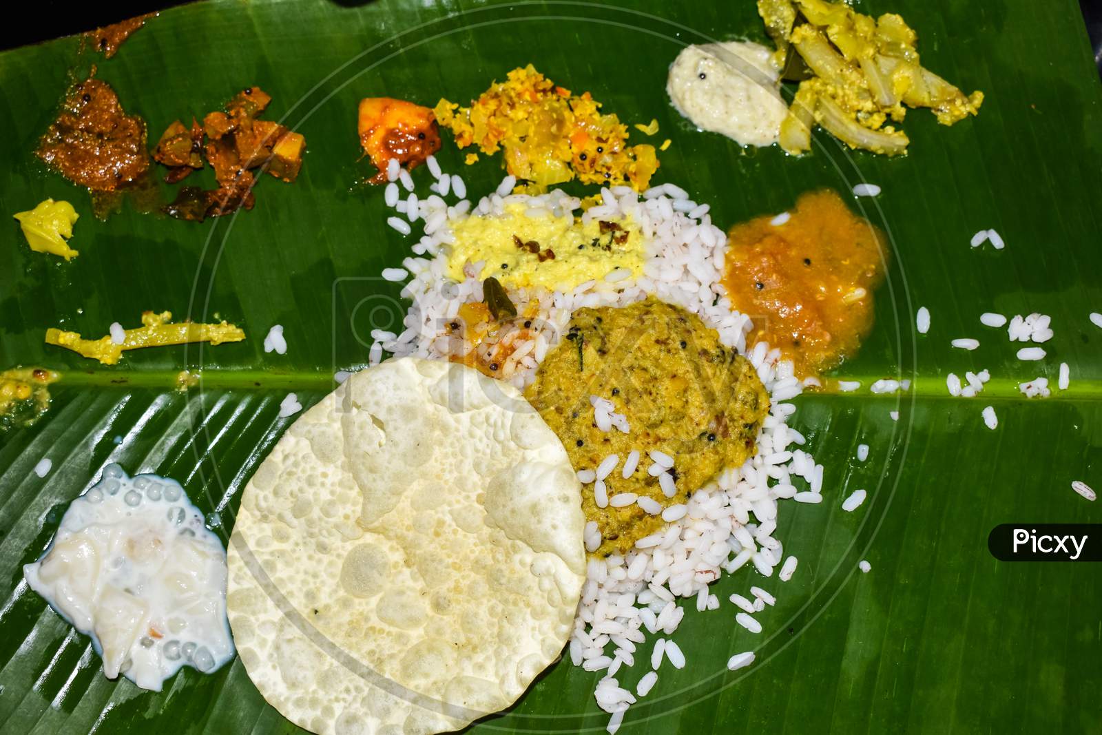 Image Of Traditional Onam Sadhya Or Onam Feast Traditional South 