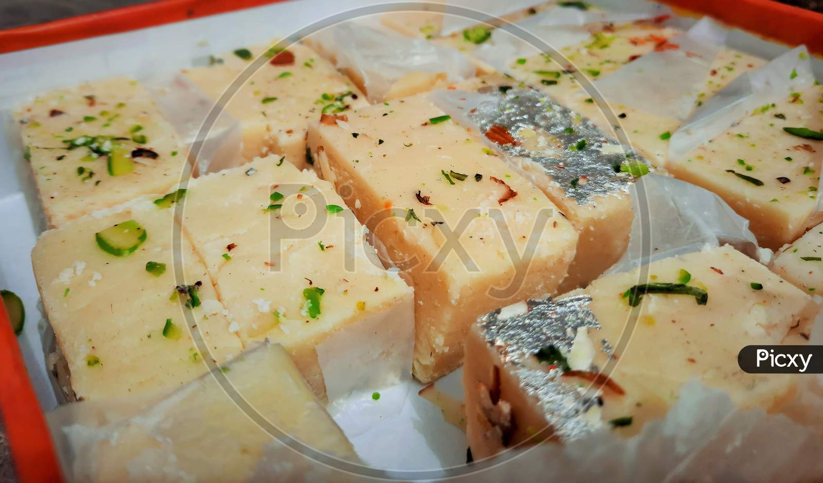 White World Famous Rajasthani Sweets From Jodhpur Closeup