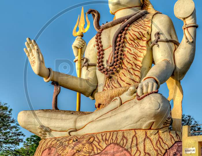 82 Feet High Lord Shiva Statue , Dwarka, Gujarat, India.