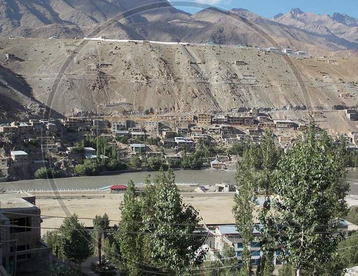 A View in River In Kargil