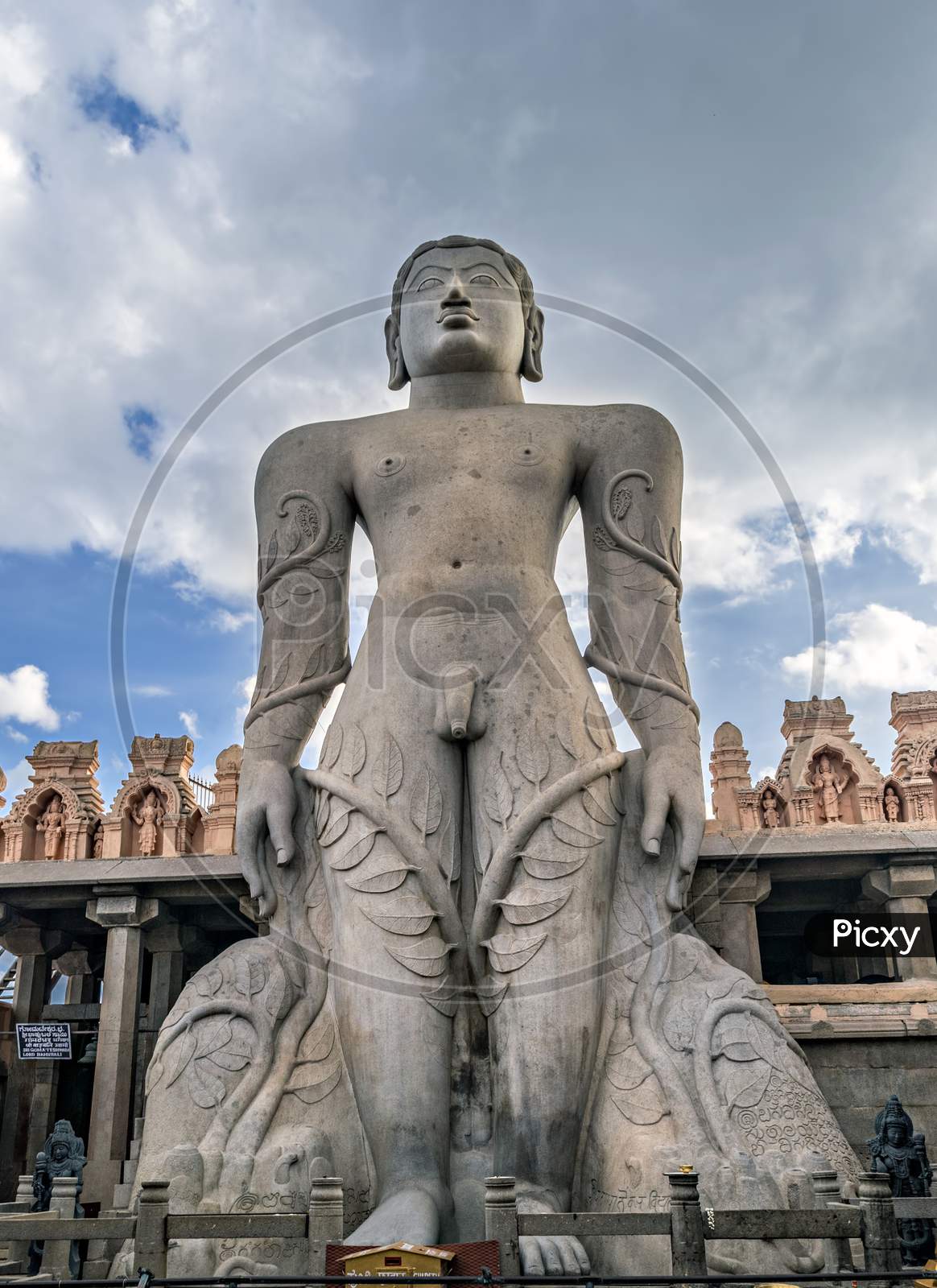 Gommateshwara Statue Is A 57Ft High Monolithic Statue Located At Shravanbelagola.