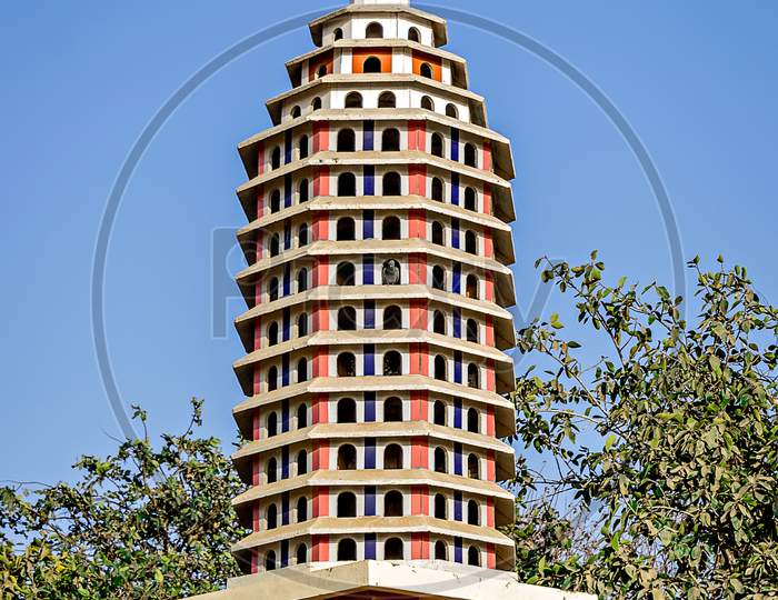 Huge Permanent Cement Pigeon Nest Or Shelter At Nageshwar Temple
