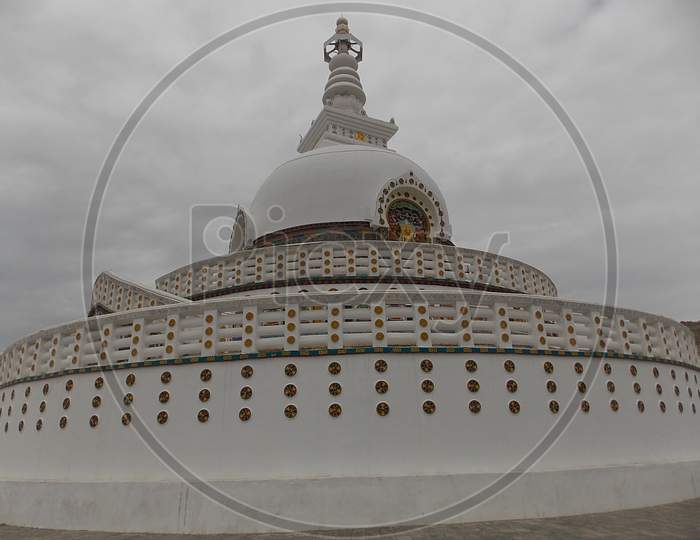 Shanti Stupa in Leh