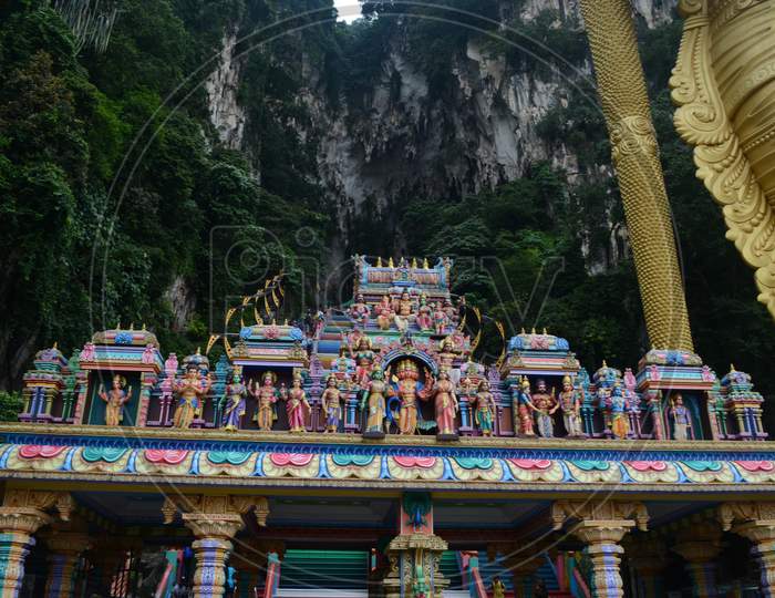 Batu Malai Sri Murugan Temple In Gombak, Selangor, Malaysia Is One Of The Most Popular Hindu Shrines Outside India, And Is Dedicated To Lord Murugan