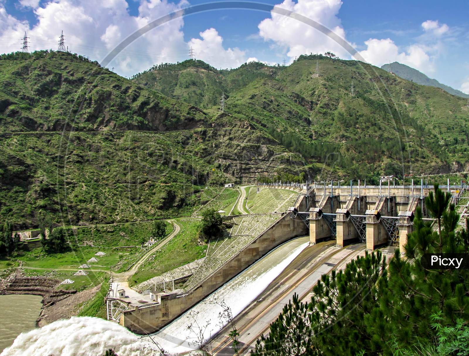 The Pandoh Dam Is An Embankment Dam On The Beas River In Mandi.