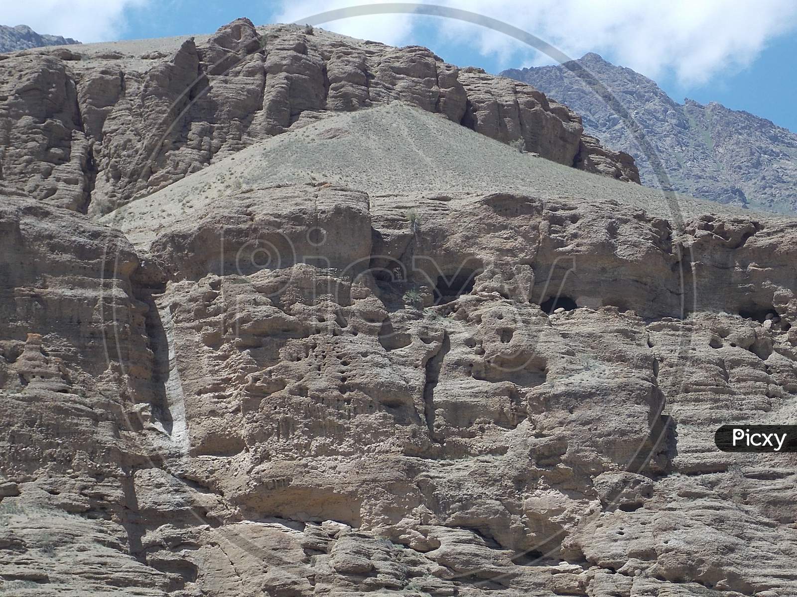 Denuded Mountains in Kargil