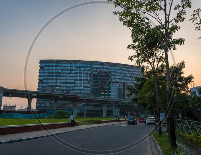 View Of Novotel Kolkata, One Of The The Largest Inventory Hotel In Eastern India With 340 Rooms. Newtown, Rajarhat, Kolkata, India On December 2019