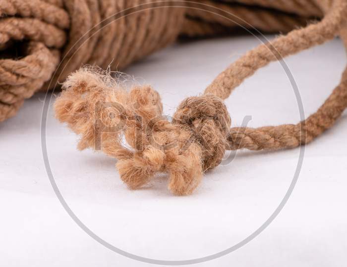 Coiling Rope With ends shown in close up