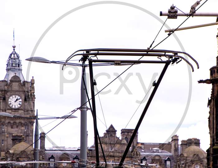 Edinburgh Tram Overhead Cables