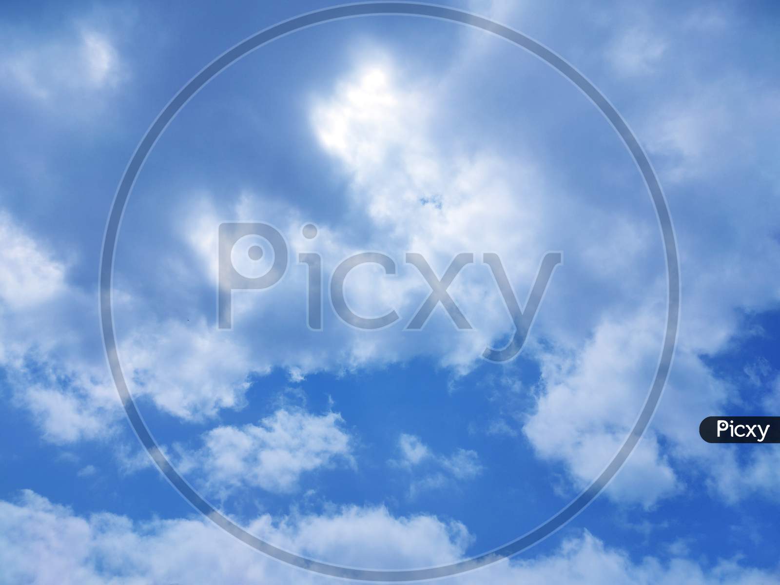Photo of the blue sky