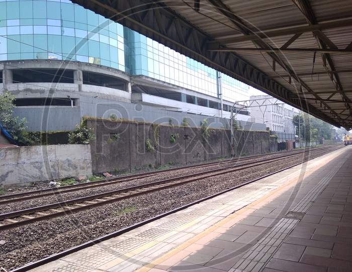 Indian Western Railway platform photo