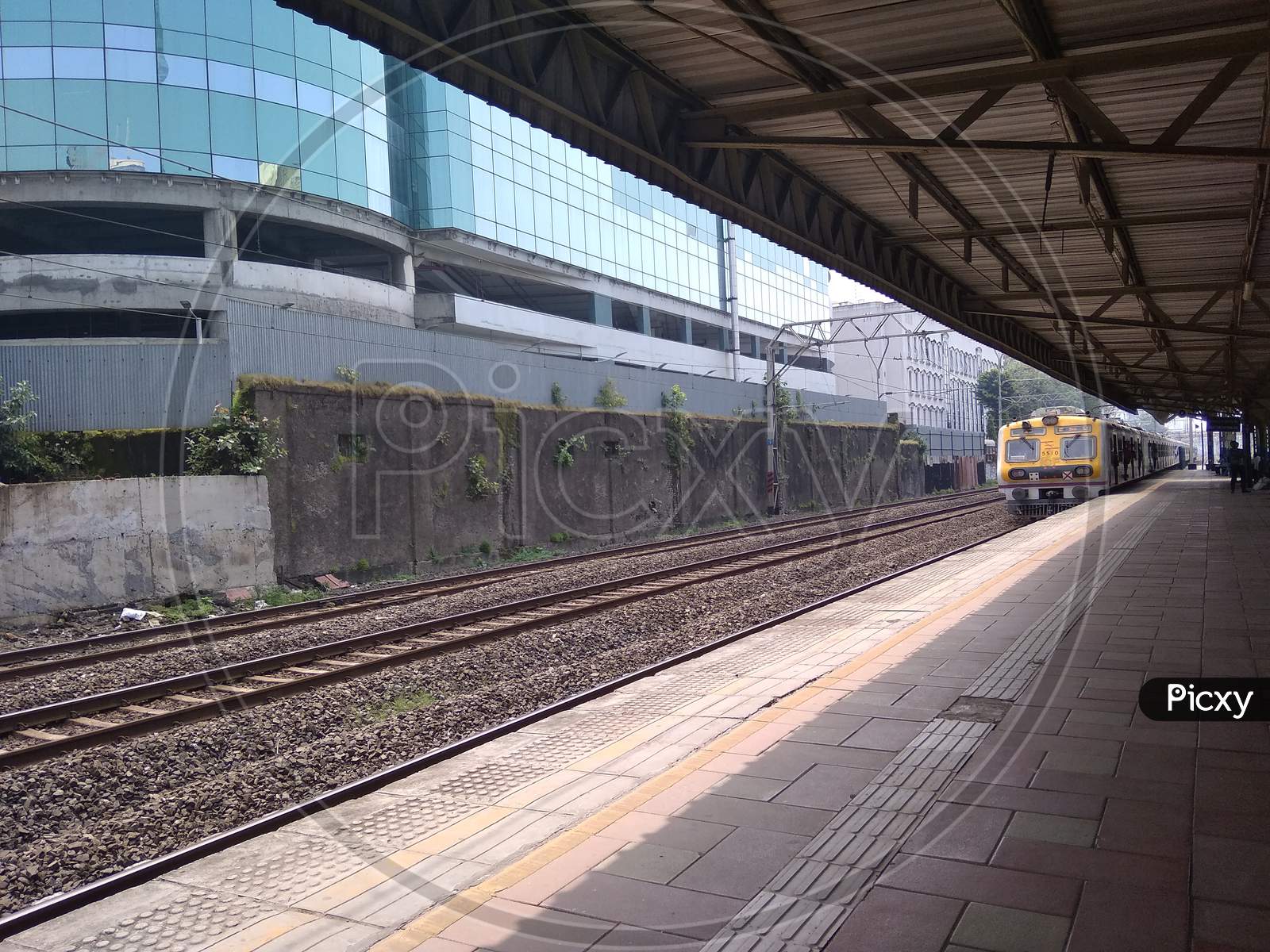 Indian Western Railway platform photo