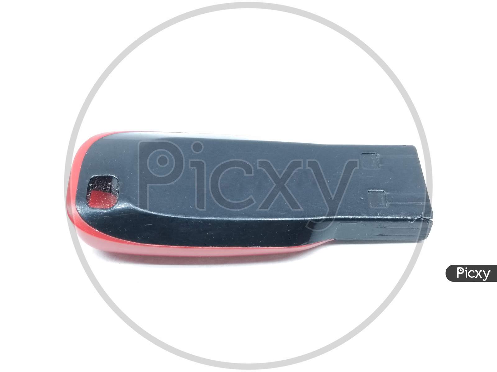 A picture of pen drive with white background