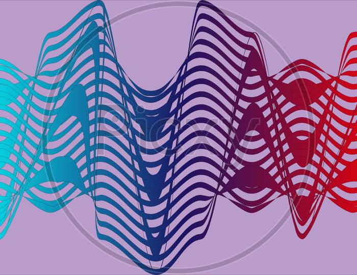 zig zag waves lines vectorArt & Illustration