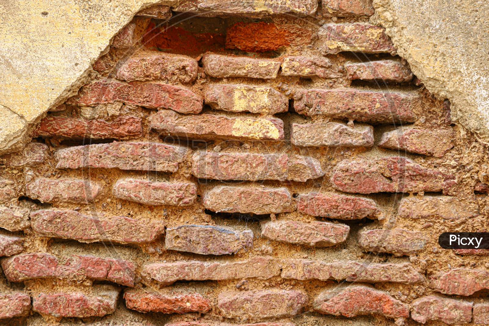 ancient old brick wall texture