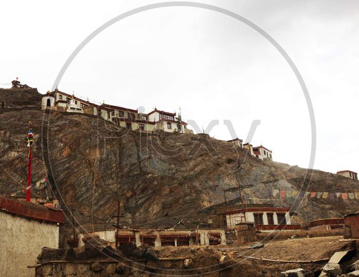 Monasteries and Houses in Leh Ladakh region