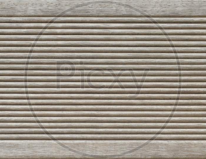 Close up view of a wooden background or texture