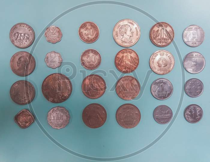 old coins used after independence of india