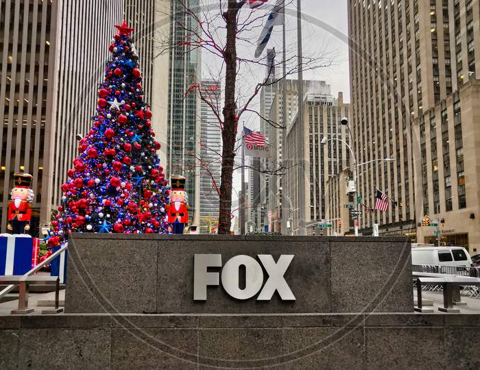 Fox News Sixth Avenue headquarters in Midtown Manhattan  New York City