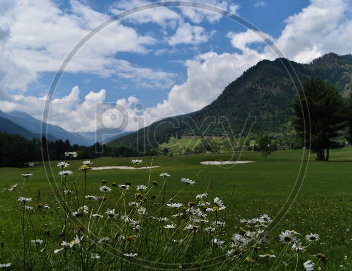 A Beautiful Landscape View At Kashmir India