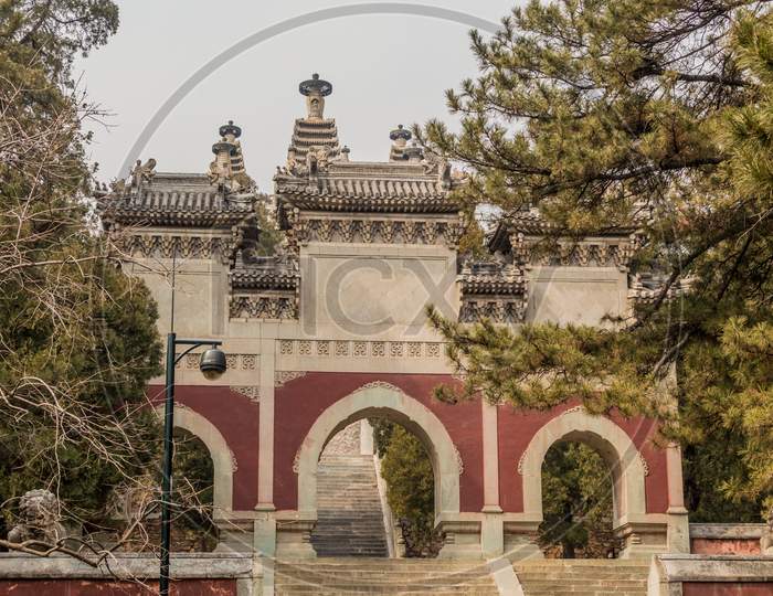 Temple Of Azure Clouds (Biyun Temple) In Fragrant Hills Park In Beijing, China