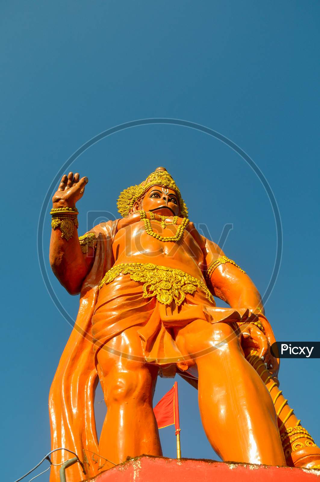 Hanuman idol at Hanuman talk. Darjeeling.hindu god