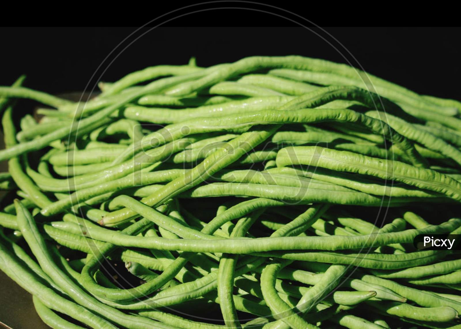 Beans green colour