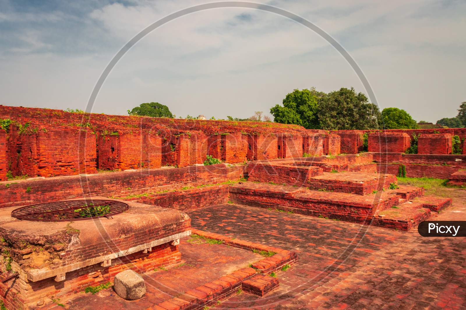 Image Of Nalanda Ruins Historic Excavated Unesco World Heritage ...