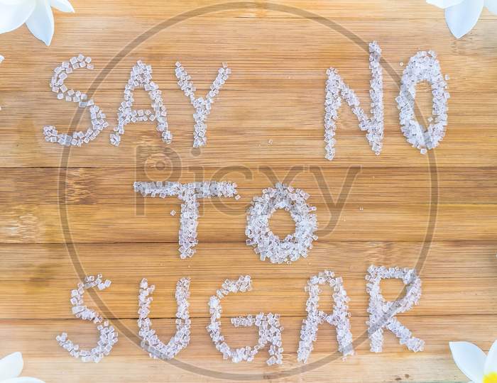 Top angel shoot. Say no to sugar, sugar cubes passing massage avoid junk food