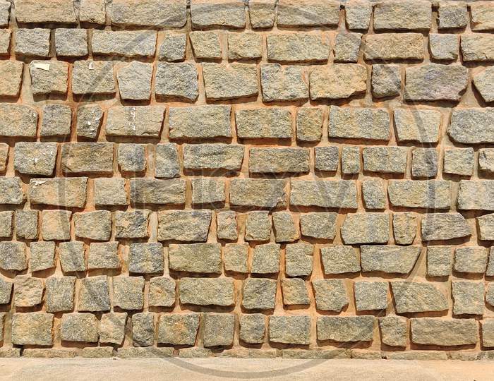 Abstract of stone wall
