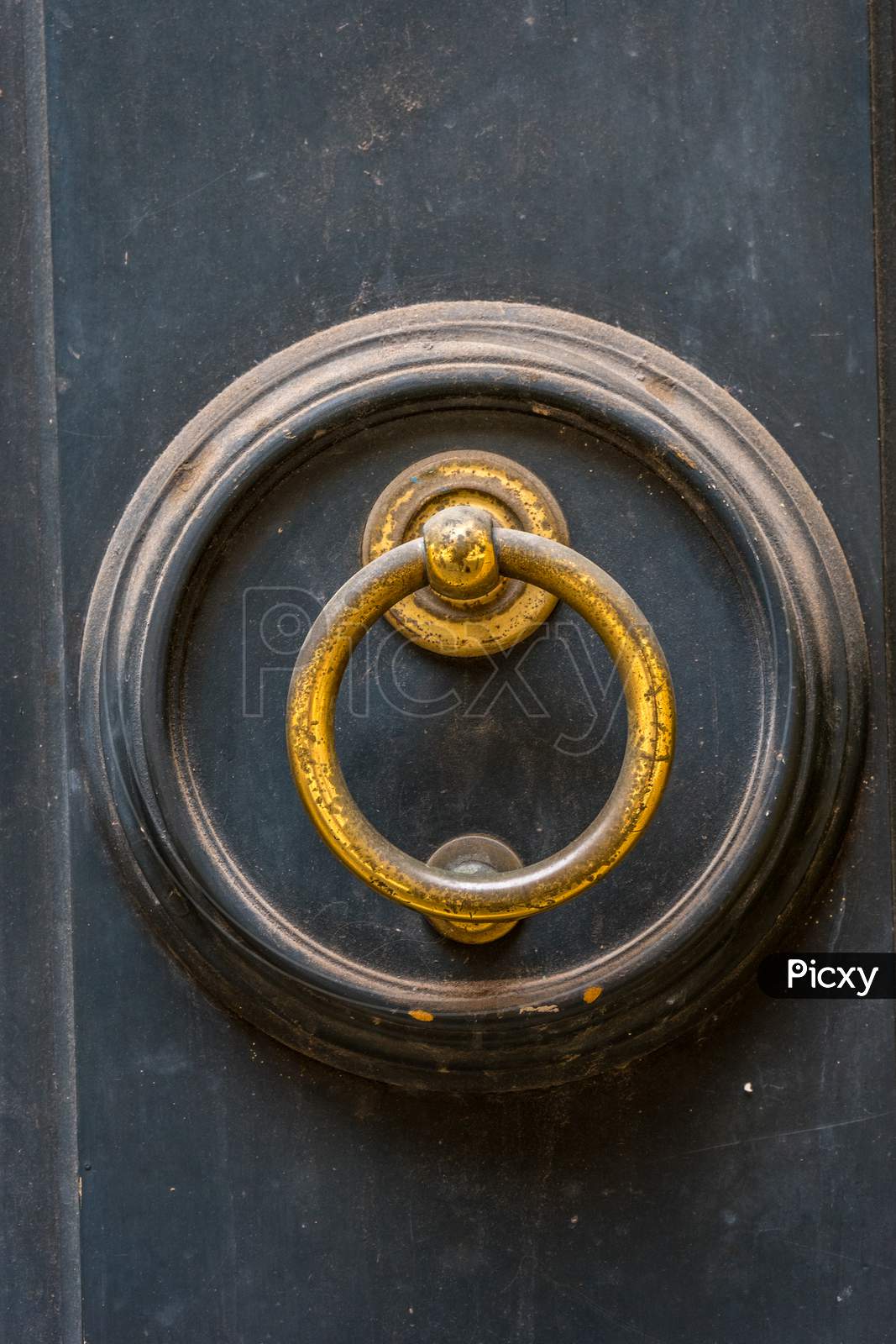 Italy, Rome, Roman Forum, Iron Ring Door Knob