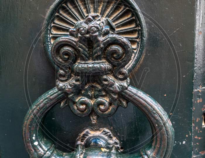 Italy, Rome, Roman Forum,  A Old Door Knob