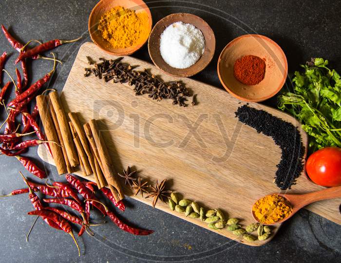 Various Indian Spices