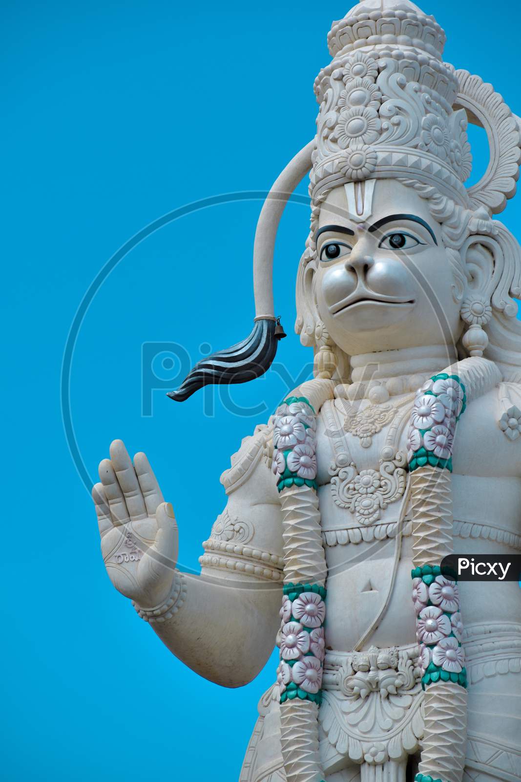 God Hanuman statue in Andhra Pradesh, India