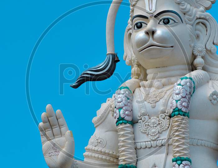 God Hanuman statue in Andhra Pradesh, India