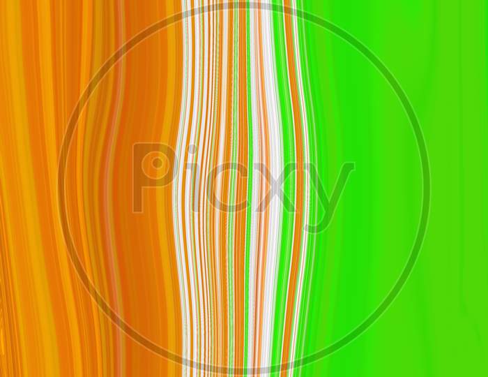 Indian tricolor abstract illustration background for Independence day & Republic day