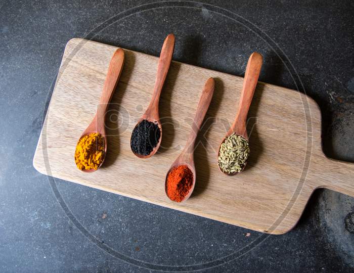 Spices On A Platter