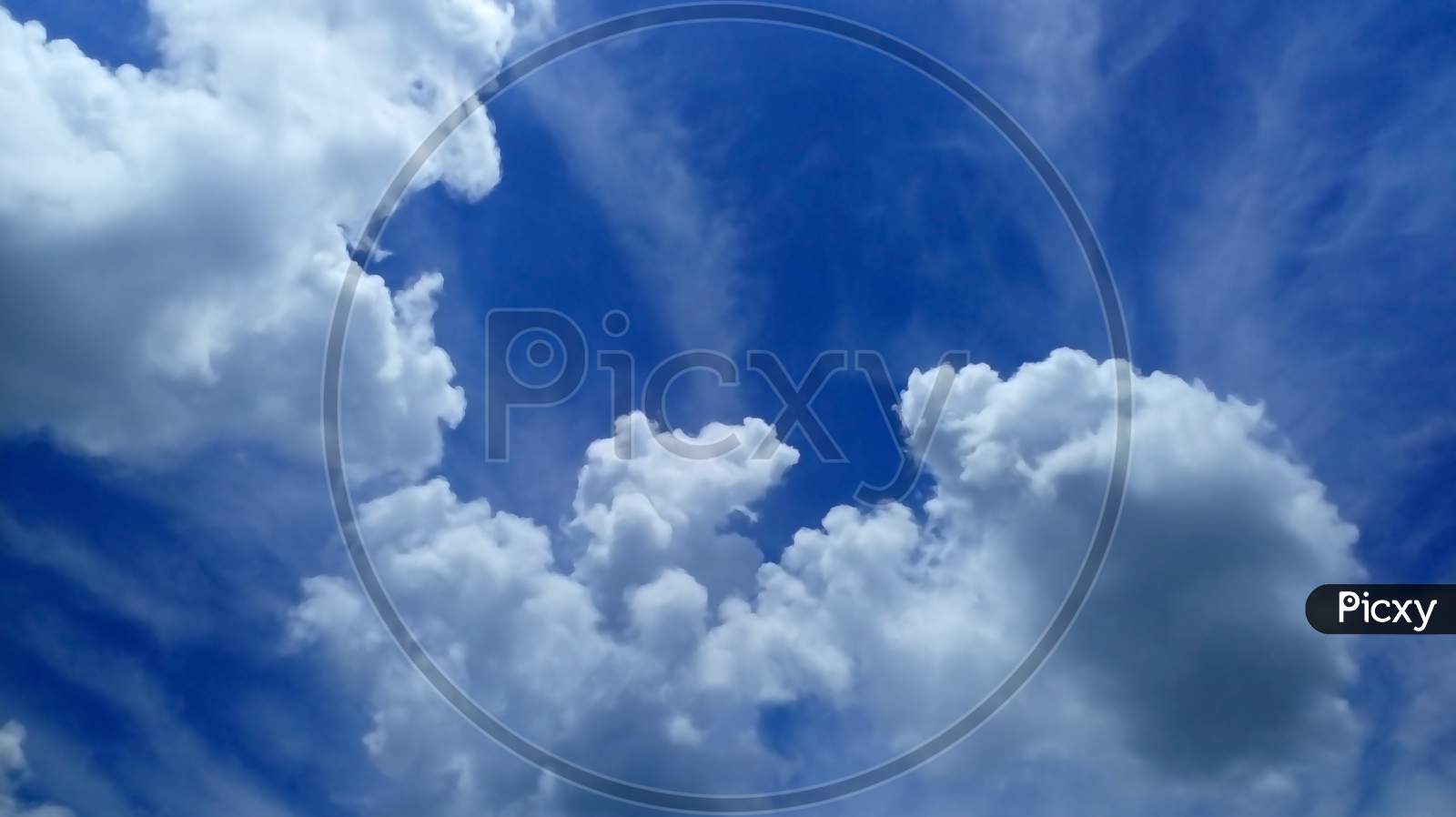 Beautiful Blue Sky With White Cloud