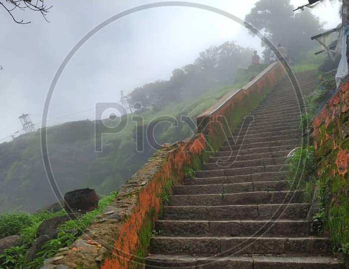 Mountain steps