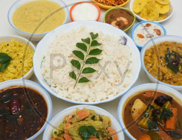 Onam sadhya for Kerala festival food
