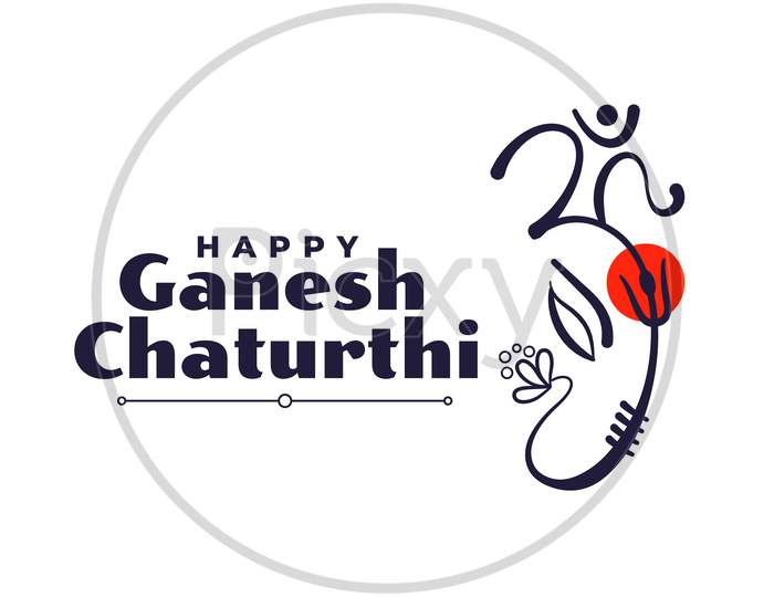 Lord Ganesha Festival Of Ganesh Chaturthi Background
