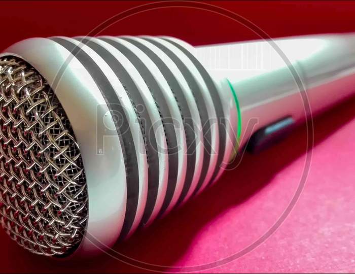 Microphone and singer