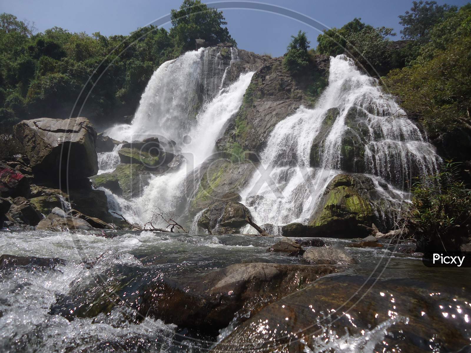 Shivanasamudra Falls,  Chamarajanagar District, Karnataka, India