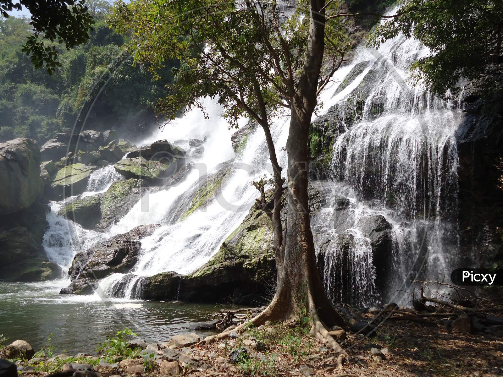 Shivanasamudra Falls,  Chamarajanagar District, Karnataka, India